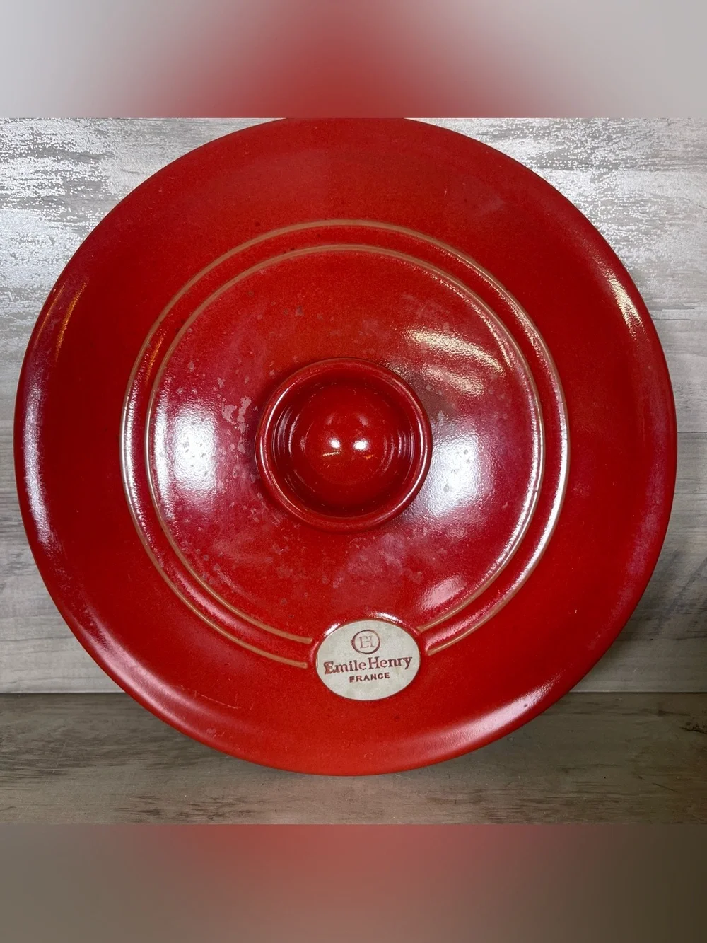 Emile Henry France Large Red Dutch Pot